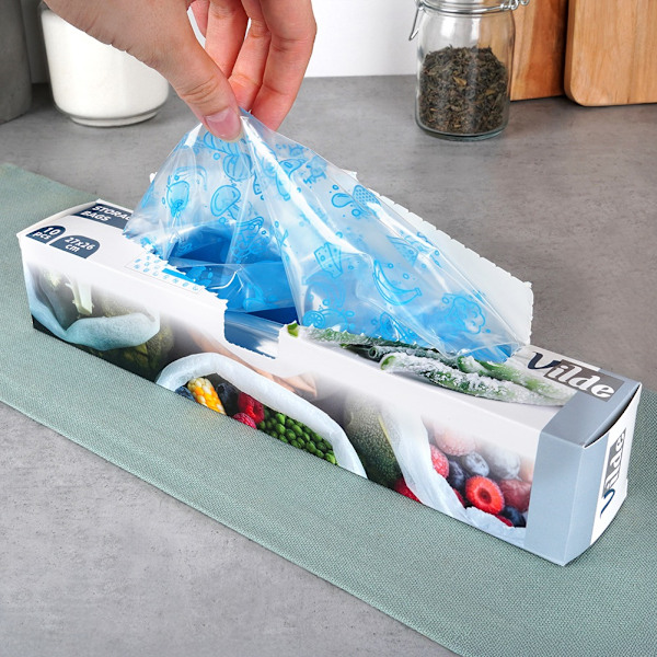 Ziplock madposer 27x26 cm 10 stk.