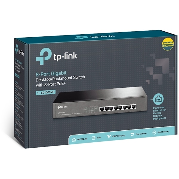 TP-LINK TL-SG1008MP - 8-ports switch