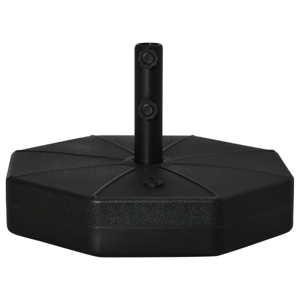 Parasolstativ 40 Kg Paraplystativ Til Parasolstænger 38 Mm/48 Mm Kan Fyldes Med Vand/Sand Parasolfod Ø60 X 36H Cm
