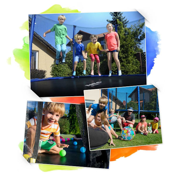Lasten trampoliini puutarhaan 140 cm (4,5 ft) Neo-Sport