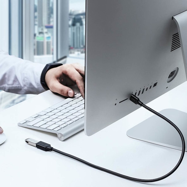 USB-A 3.0 5Gb/s forlængerkabel adapter 0,5m sort