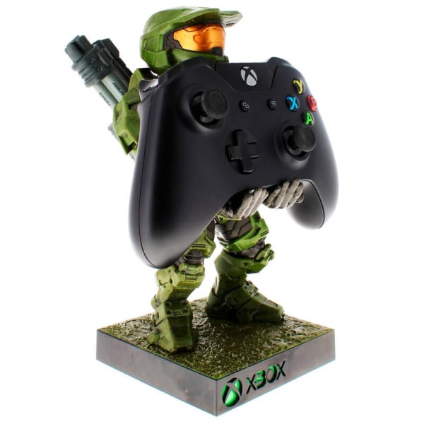 Halo Infinite Master Chief figur klämfäste Kabelfäste med ljus 21cm