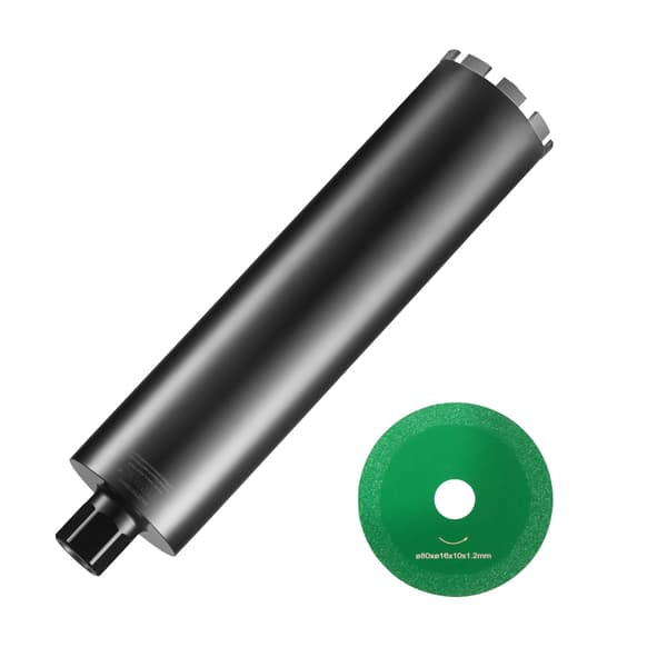 Våd diamantkernebor 108 mm, 355 mm dybde, 1-1/4-7 gevind