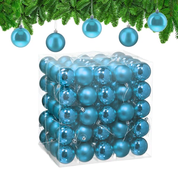 Julgranskulor set, matt & glansig finish, 100-pack