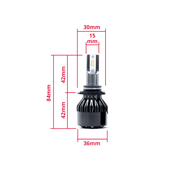 EPLH35 6000K LED POLTTUT HB4 FLIP CHIP USA 12/24V