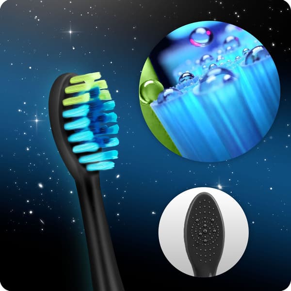 Berdsen Galaxy Sonic -hammasharja, musta