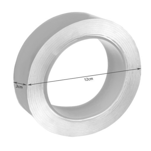 Dobbeltklæbende tape - 3m.