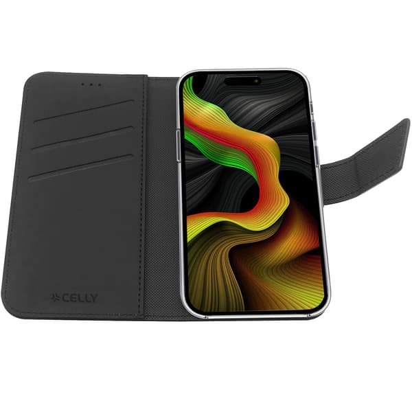 Wally Wallet Case iPhone 15 Pro Max Sort