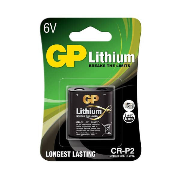 GP Lithium Batteri CR-P2 1-pak
