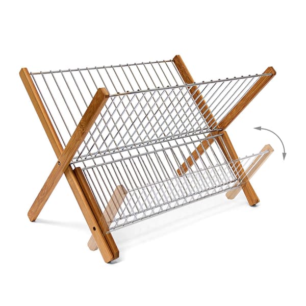 Avloppsstativ CROSS bambu metall