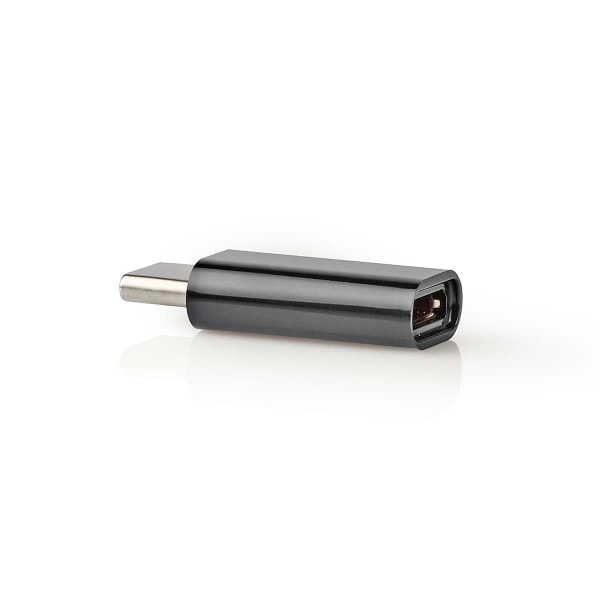 USB-C™ Sovitin | USB 2.0 | USB-C™ Uros | USB Micro-B naaras | 480 Mbps | Pyöreä | Kullattu | Antrasiitti | Laatikko