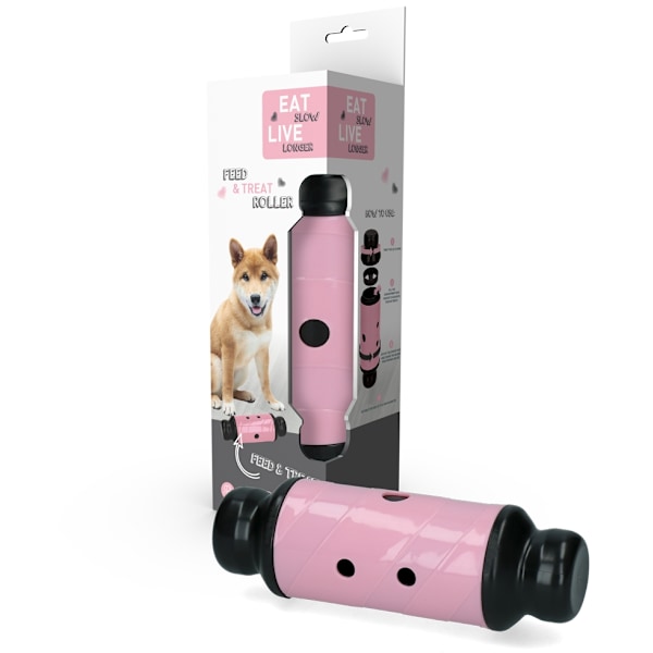 Ät Långsamt Lev Längre Mata och Behandla L Pink