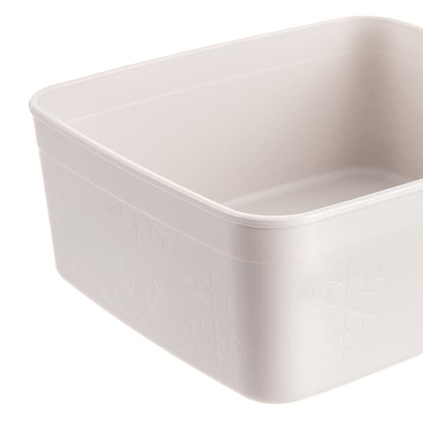 Matbehållare med lock, Beige, 650 ml