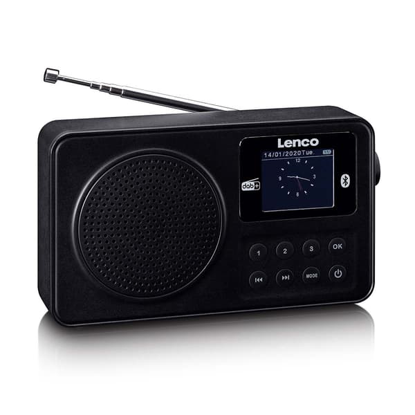 Bærbar DAB+/FM-radio med Bluetooth® Sort
