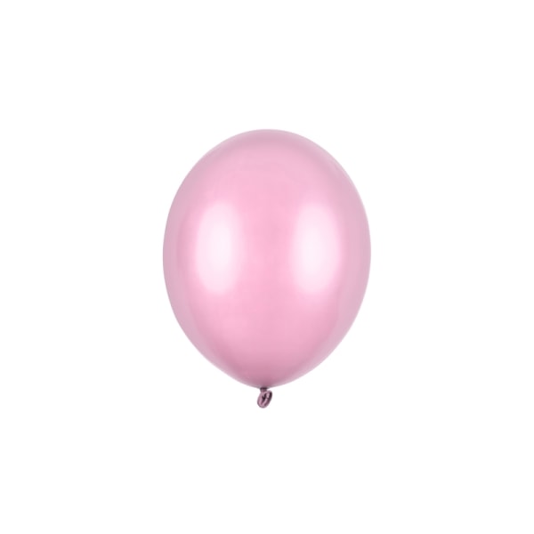 Stærke balloner 23 cm, Metallic Candy Pink (1 pkt / 100 stk.)