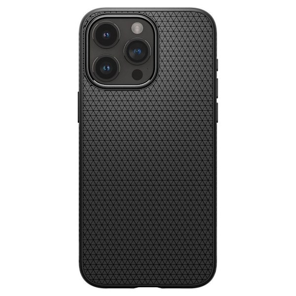 Spigen Liquid air iPhone 15 Pro Max etui - Sort
