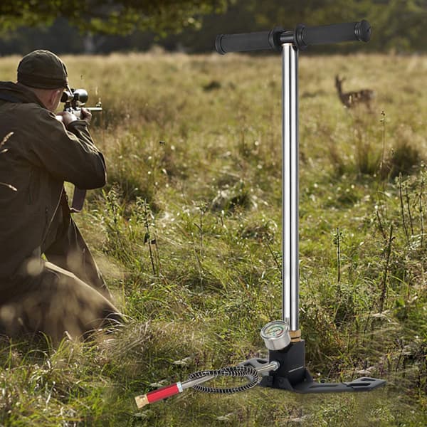 PCP handpump, 3-stegs 4500 PSI, rostfritt stål