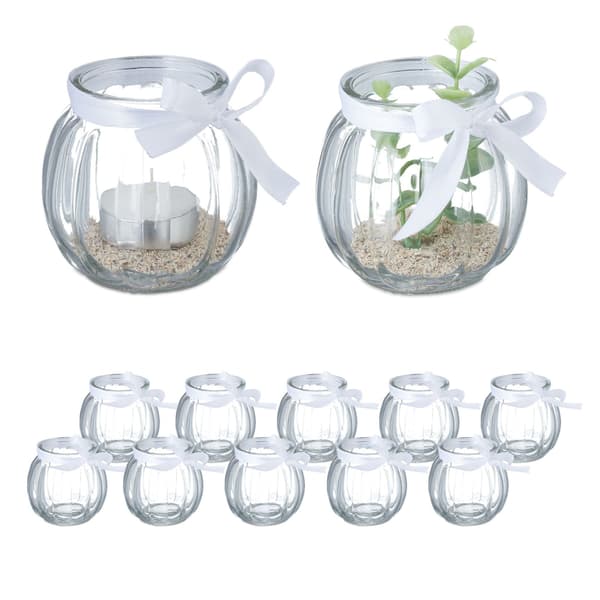 Transparent vindljusset om 12 st