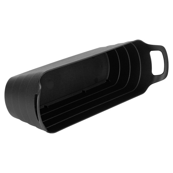 Havekrukke af plast, sort, aflang, 44,5 cm