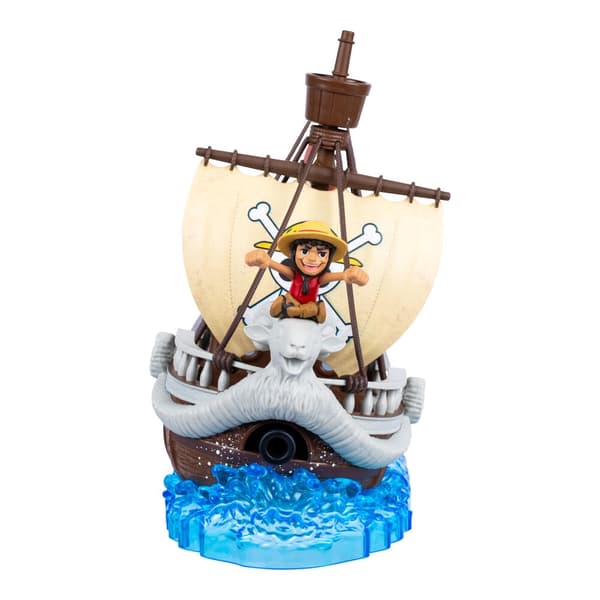 One Piece -hahmo Going Merry Ship ja Luffy, 28 cm