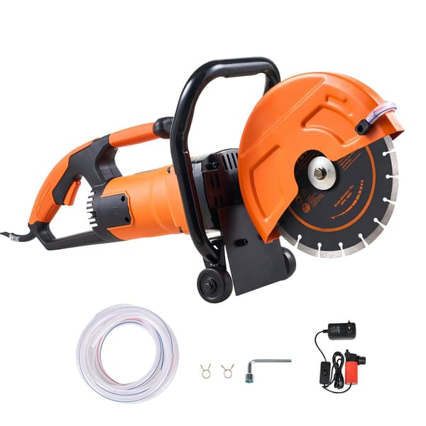 Elektrisk betonsav, 23 cm klinge, våd-tør, 9 cm dybde