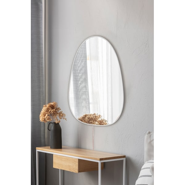 Spejl med Led Belysning Quippy - Hvid