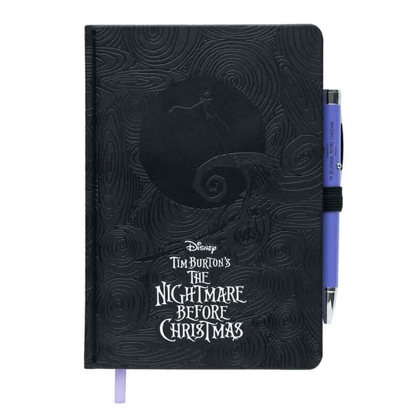 Nightmare Before Christmas A5 notesbog med projektorpen