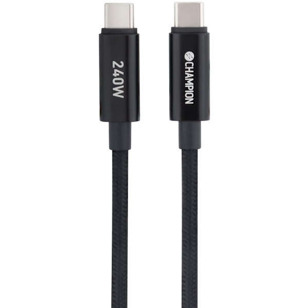 USB-C-kabel 240W 1m sort