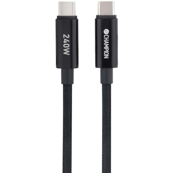 USB-C-kabel 240W 1m svart