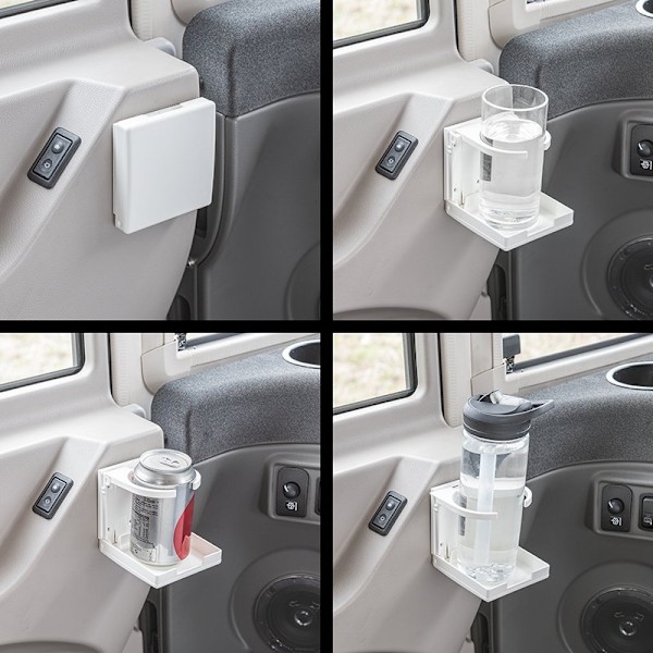 Kopholder foldbar justerbar hvid