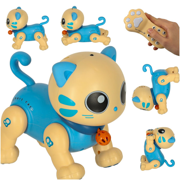 RC cat fjärrkontroll robot hoppar sjunger himmelskt