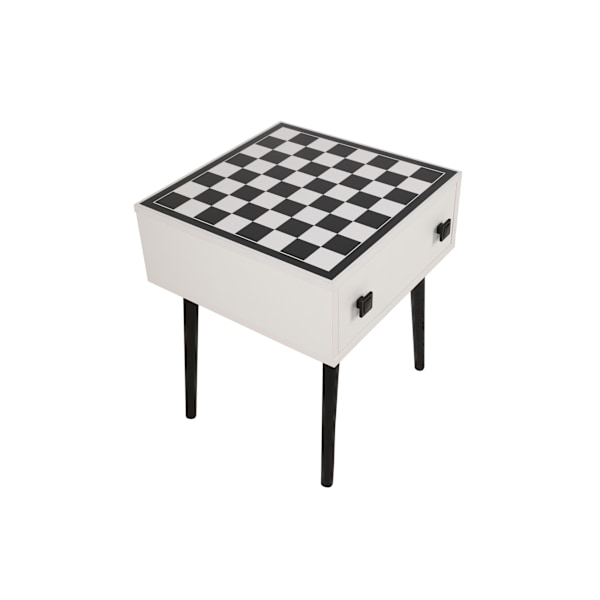 Skakbord Chesso - Sort, Hvid