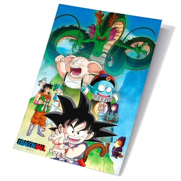 Dragon Ball Super Shenron ja sankarit 3D-juliste
