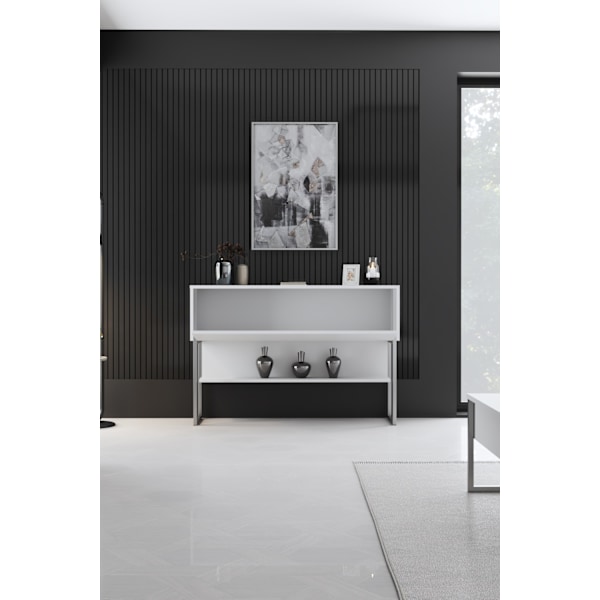 Kommod Luxe - Silver, Vit