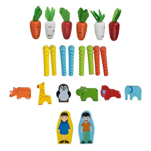 Sorter - træbil Kruzzel 26250