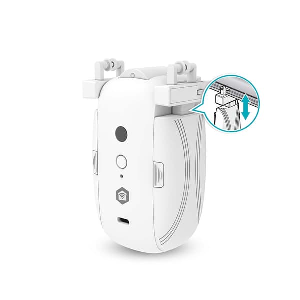 Smart gardinrobot, Bluetooth, batteri-/USB-drevet