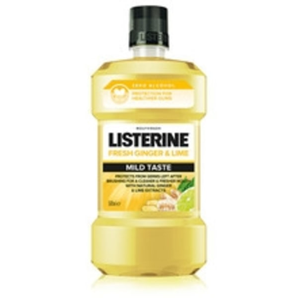 Listerine - Fresh Ginger & Lime Mild Taste Mouthwash - Mouthwash