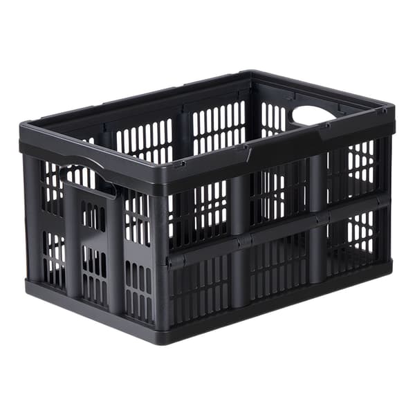 Sammenklappelige opbevaringskasser 45L, 3-pak, stabelbare