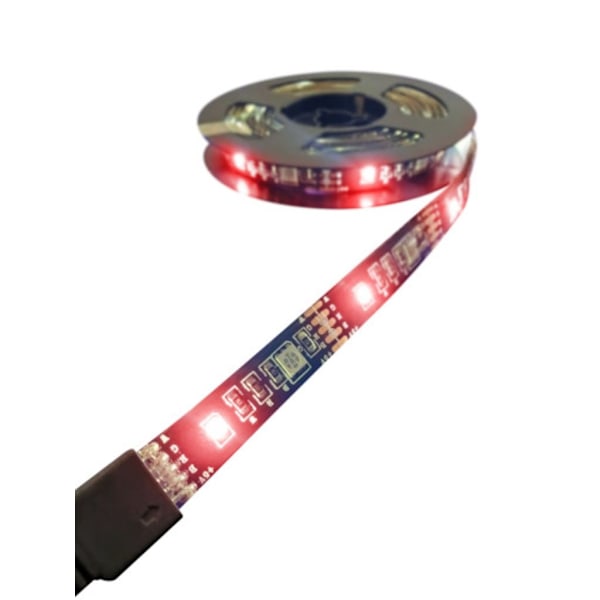 Deltaco USB-virralla toimiva LED-silmukka, 2m musta