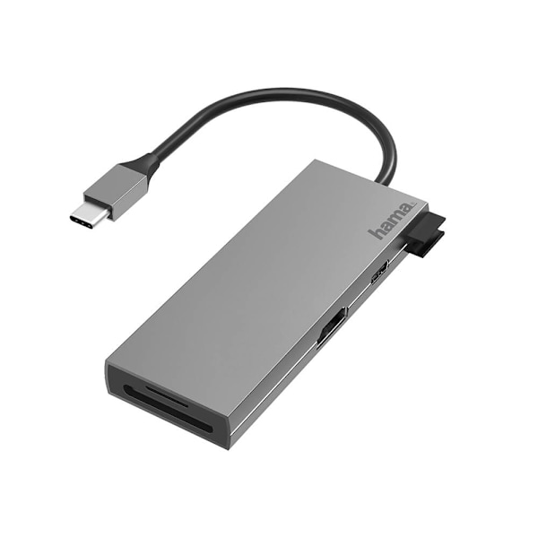 HAMA Adapteri USB-C Multi 6x portit HDMI/SD