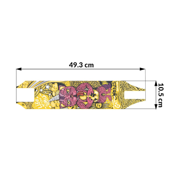 Griptape sandpapir til Scooter Pro - Cat Corn