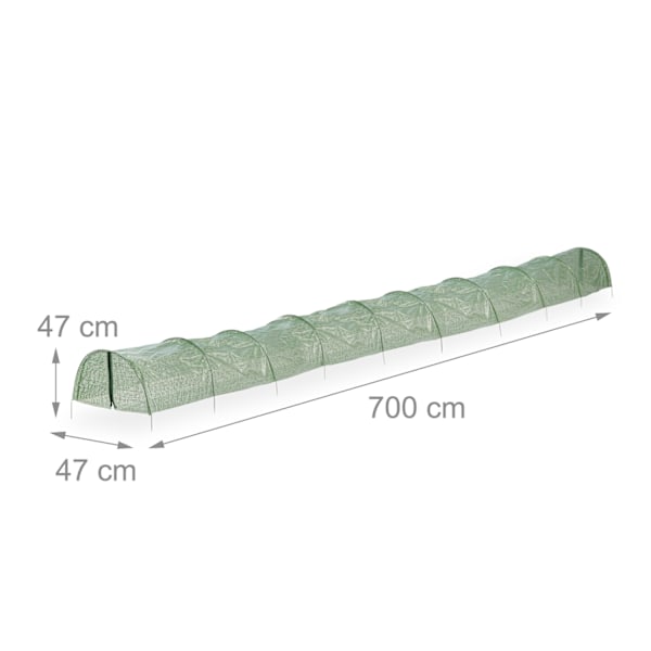 Folietunnel PE 7 m
