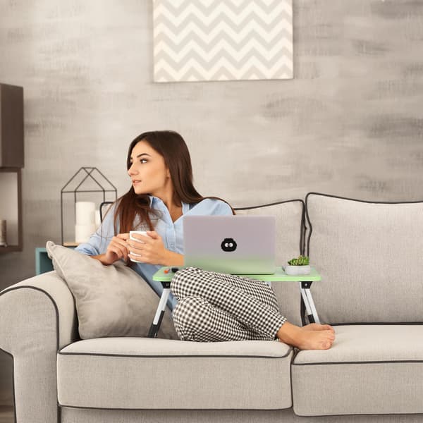 Folding Green Lap Desk – Bärbar sänglåda med förvaring