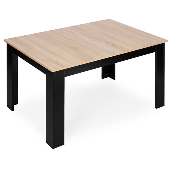 Ruokapöytä 4 hengelle, 120x80 cm, MDF-levy, melamiini