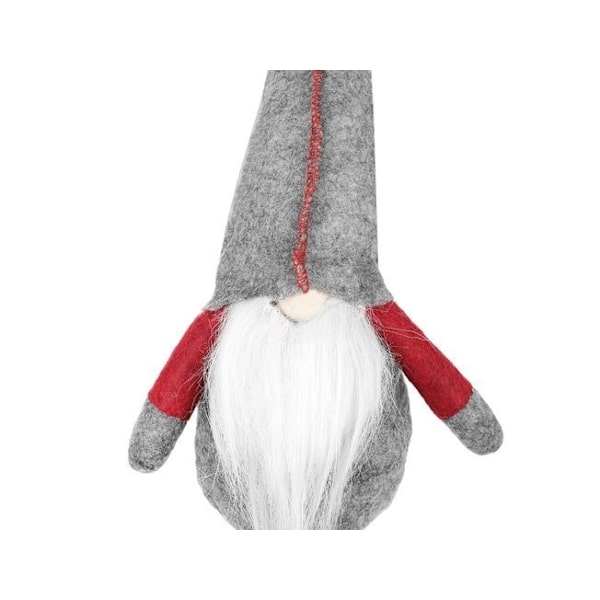 Grå sittande tomte