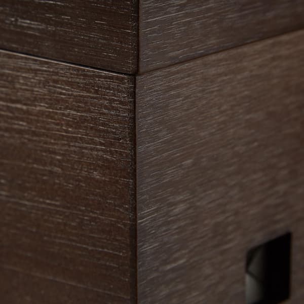 Kabelbox Bambu Mörkbrun