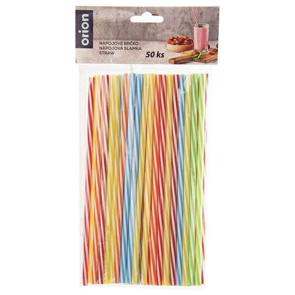Återanvändbara Sugrör i Färger - 50-pack Polypropen