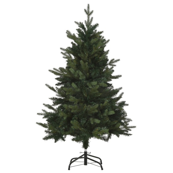 Juletræ 1,2 M Kunstigt Grantræ 657 Grene Metalfod Pvc Grøn Ø85 X 120H Cm