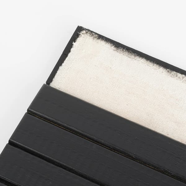 Bambu rulltablett, svart, 44x22 cm