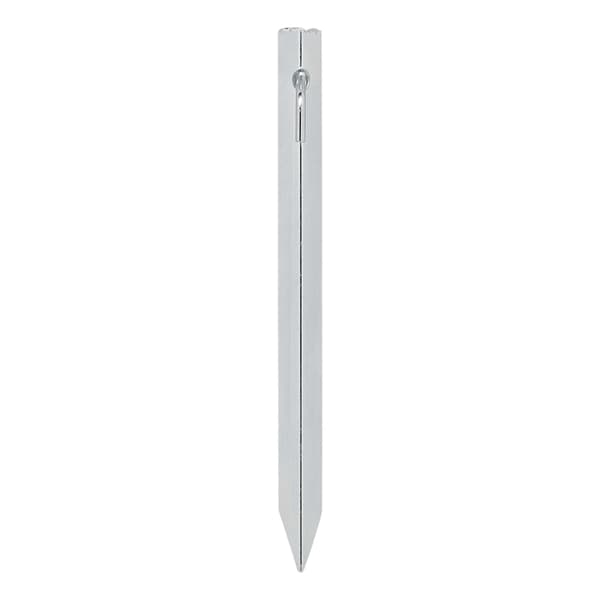 Storm strop pind, 38 cm galvaniseret stål krog & øje